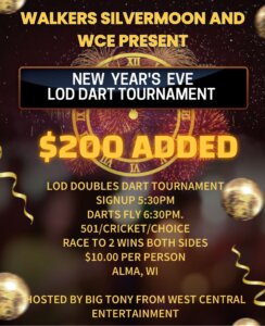 Walkers Silvermoon NYE LOD @ Walkers Silvermoon | Alma | Wisconsin | United States